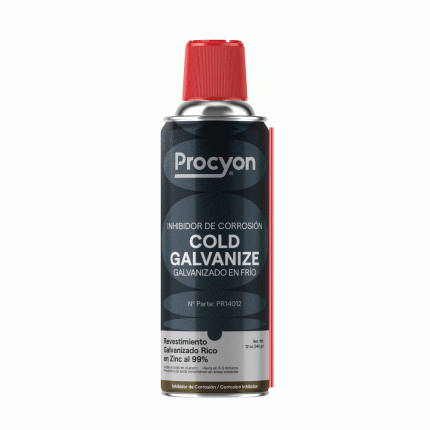 Procyon Cold Galvanize - Galvanizado en Frío - Pintura con 99% de ZINC - Inhibidor de Corrosión