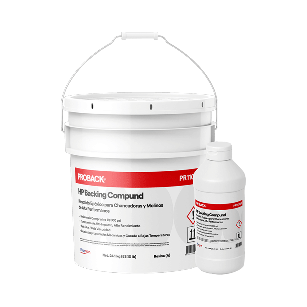 Procyon® Proback HP Backing Compound - Respaldo para Forro de Chancadoras